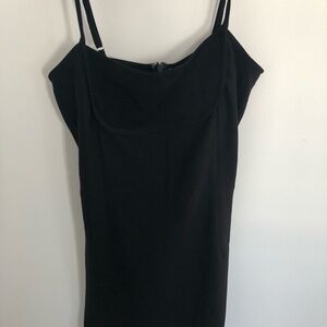 Elegant Black Sleeveless Dress